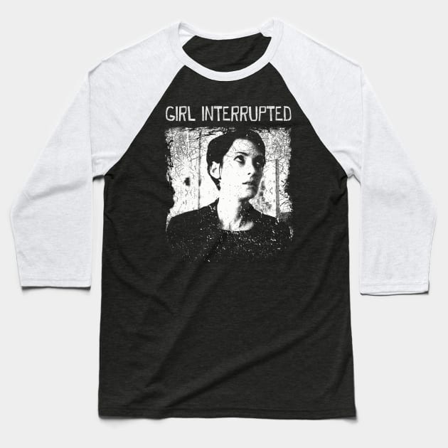 Through Susanna S Eyes Visualizing Girl Interrupted Baseball T-Shirt by Church Green